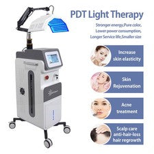 Profesional 7 Colores LED Fotón Facial Terapia PDT Lámpara Cuidado de la Piel Máquina