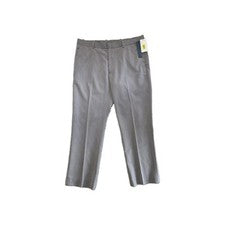 Nuevo con etiquetas Pantalones de vestir Perry Ellis Pantalones para hombre 34x32 gris resistente a las arrugas $79,50
