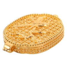 Hollow-out Perfume Locket Decorative Aromatherapy Diffuser Pendant for Women
