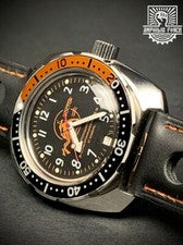 Vostok Amphibia Force 710 Orange Scuba Dude. Brand New. Sent from Barcelona