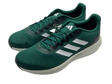 Adidas Run Falcon 3.0 Para hombres Talla 10 Zapatos para Correr Verde Blanco Tenis Nuevas