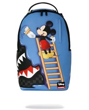 🔥🔥Mochila Sprayground x Disney Mickey Pintura Nueva Bolsa Negra Grande Bolso Escolar