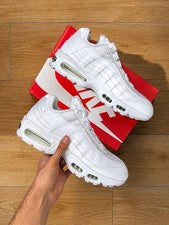 Nike Air Max 95 Blanco Sobre Blanco | Hombre UK 9 | Con Caja