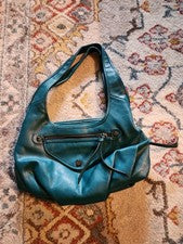 Cartera/bolso de mano Simply Vera Wang verde azulado para mujer mediano, nuevas etiquetas WO