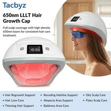 Casco de crecimiento del cabello tapa de regeneración tratamiento láser pérdida de cabello alopecia cuidado terapia
