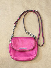 Bolso Bandolera Michael Kors Bolso de Cuero Rosa Pequeño para Mujer