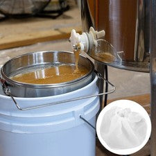 4 piezas suministros de extracción de miel bolsa de filtración fina colador de apiario