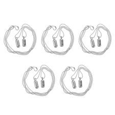 Collar de metal para mujer de 10 piezas, collar pequeño botella de perfume con rellenable