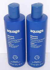 2 botellas de champú sedoso AQUAGE SeaExtend Ultimate Color Care térmico-V 8 oz