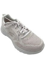 Zapatilla deportiva Skechers Performance Go Walk Joy-violeta para mujer blanca/oro rosa