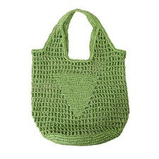Moda de verano Bolsos de playa Mujer Bandolera Hueca Tejida a Mano Fácil Weic1899