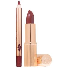 Juego de lápiz labial y delineador Charlotte Tilbury Mini Pillow Talk - intenso/profundo