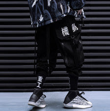 Hombres Mujeres Pantalones Carga Bolsillo Grande Serpentinas Funcionales Estilo Carga Pantalón Suelto