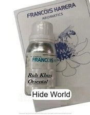 Francois Harrera RUH KHUS ORIENTAL Fragancia Perfume Concentrado Attar/Aceite itar