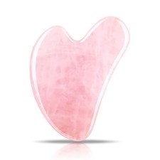Juego de herramientas de regalo Gua Sha de cuarzo rosa de lujo - Perfecto para entusiastas del cuidado de la piel