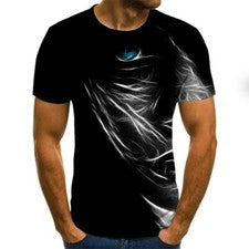 Camiseta De Verano Para Hombres Camisa De Moda Casual Manga Corta Impresión 3D