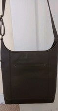 Bolso Bandolera Mujer THE SAK De Young Cuero Guijarro -Pizarra/Gris