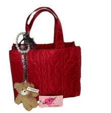 Bolso de Mano Luv Betsey by Betsey Johnson LB103105 Para Mujer Rojo LBSIANO Nylon Cartera