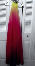 Vestido largo arco iris para mujer, Fashion Nova, talla M