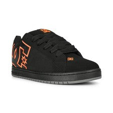 Zapatos de skate DC Court Graffik - negros/naranja