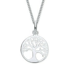 Colgante/Collar Árbol de la Vida de Plata de Ley - Elección de Cadena