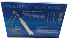 Varita facial portátil dispositivo de cuidado de la piel de alta frecuencia spa uso doméstico
