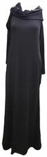 Sexy Maxi Vestido Soly Hux Para Mujer ceñido al cuerpo Cuello Crowl Liso Moda Talla L