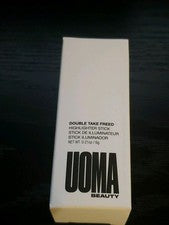 UOMA ~ Iluminador de doble toma liberado ~ Miel ~ 0,2 oz