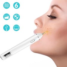 Dispositivo portátil ajustable para eliminar etiquetas de piel pluma borrador de manchas cuidado facial de la piel