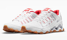 Talla 11 - Nike Reax 8 TR Blanco Lobo Rojo Hombre 621716-103