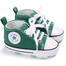 Niño pequeño Bebé Niño/Niña Suela Suave Cuna Zapatos Tenis 0-18 M