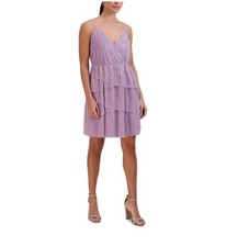 Mini vestido de baile y fiesta BCBGeneration púrpura para mujer talla 2 venta al por menor $128