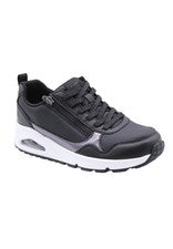 Zapatillas mujer Skechers UNO - Metallic Sliders zapatos con cordones 177873 BLK negras