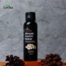 Aceite de vela tostada Levita para el crecimiento del cabello cuidado hidratante 100 ml