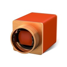 XTELARY Single Watch Winder Naranja Vegano Cuero Silencioso 1-Reloj