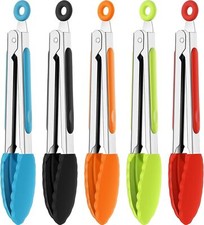Accesorios de herramientas Alicates de silicona para alimentos Herramientas de cocina Resistente al calor