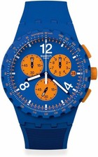 Swatch SUSN419 Principalmente Azul Cuarzo Analógico Esfera Azul Unisex Reloj ...