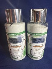 Lote de 2 acondicionadores anticaspa coco y calmante RE-Fresh para el cuidado del cuero cabelludo ~ 13,5 OZ