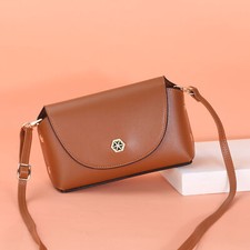 Moda Bolso de Mano Bolso de Hombro Mujeres Bandolera Cuero PU Teléfono Cartera Marrón
