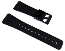 Correa de repuesto Casio correa de reloj resina negra 22 mm DBC-62