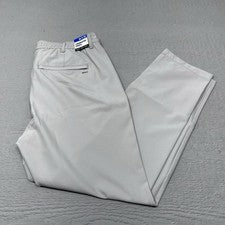 NUEVO Pantalones Marc New York Commuter Para Hombre 36X30 Gris Rendimiento Cintura Elástica Cómodos