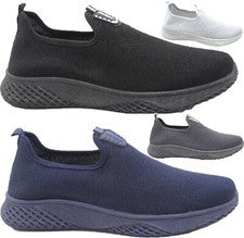ZAPATOS DEPORTIVOS SIN CORDONES LIGEROS PARA CAMINAR PARA HOMBRES ZAPATOS DEPORTIVOS INFORMALES TALLA UK