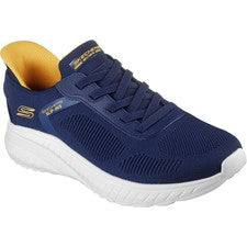 Zapatillas deportivas Skechers BOBS Sport Squad Chaos Solid Step textiles para hombre azul marino