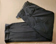 Pantalones de vestir para hombre "Ralph" Ralph Lauren azul oscuro sin forro 40x32 de colección nuevos sin etiquetas