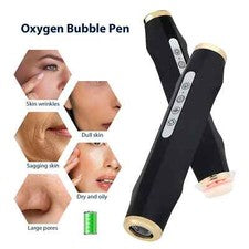 Pluma facial de burbujas de oxígeno CO2 cuidado de la piel medidor de belleza dispositivo de equilibrio de oxígeno hogar