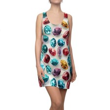 Vestido para mujer espalda cruzada diamantes brillantes joyas de diseñador de lujo rico en quilates brillantes