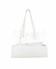 Bolso de Mano Olivia Miller Para Mujer Camila Blanco Con Bolsa Brillante Bolso de Mano