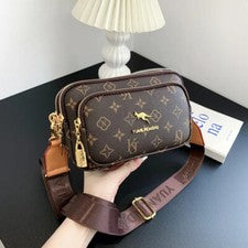Mini Cartera de Lujo Mujeres Bolsos Cuadrados Bandolera Hombro Cartera Mensajero Bolsos de Mano