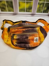Riñonera unisex de cáñamo Freakmandu - Paquete de cintura hecha a mano estilo bandolera - NUEVA