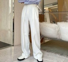 Pantalones de diseño para hombre Pantalones informales rectos formales moda cintura alta talla grande